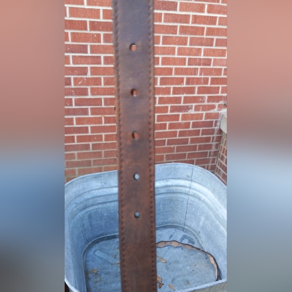 Ladies Bay Apache Leather Western Belt - Picture 5 of 6